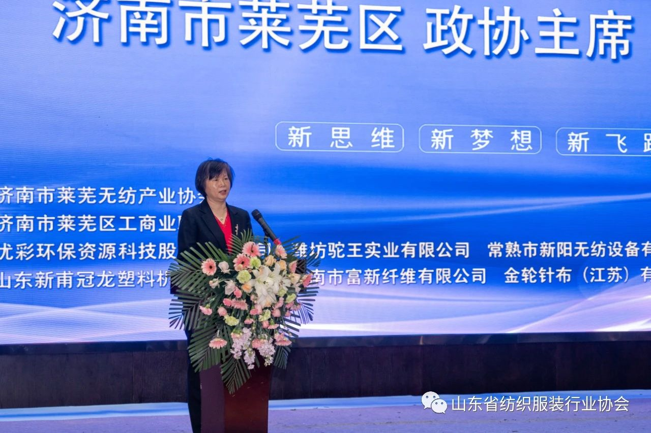 济南市莱芜区政协主席冯美玲致辞
